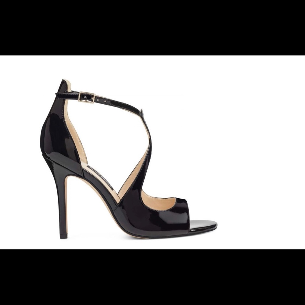 Nine West Gia’s Sandal- black patent